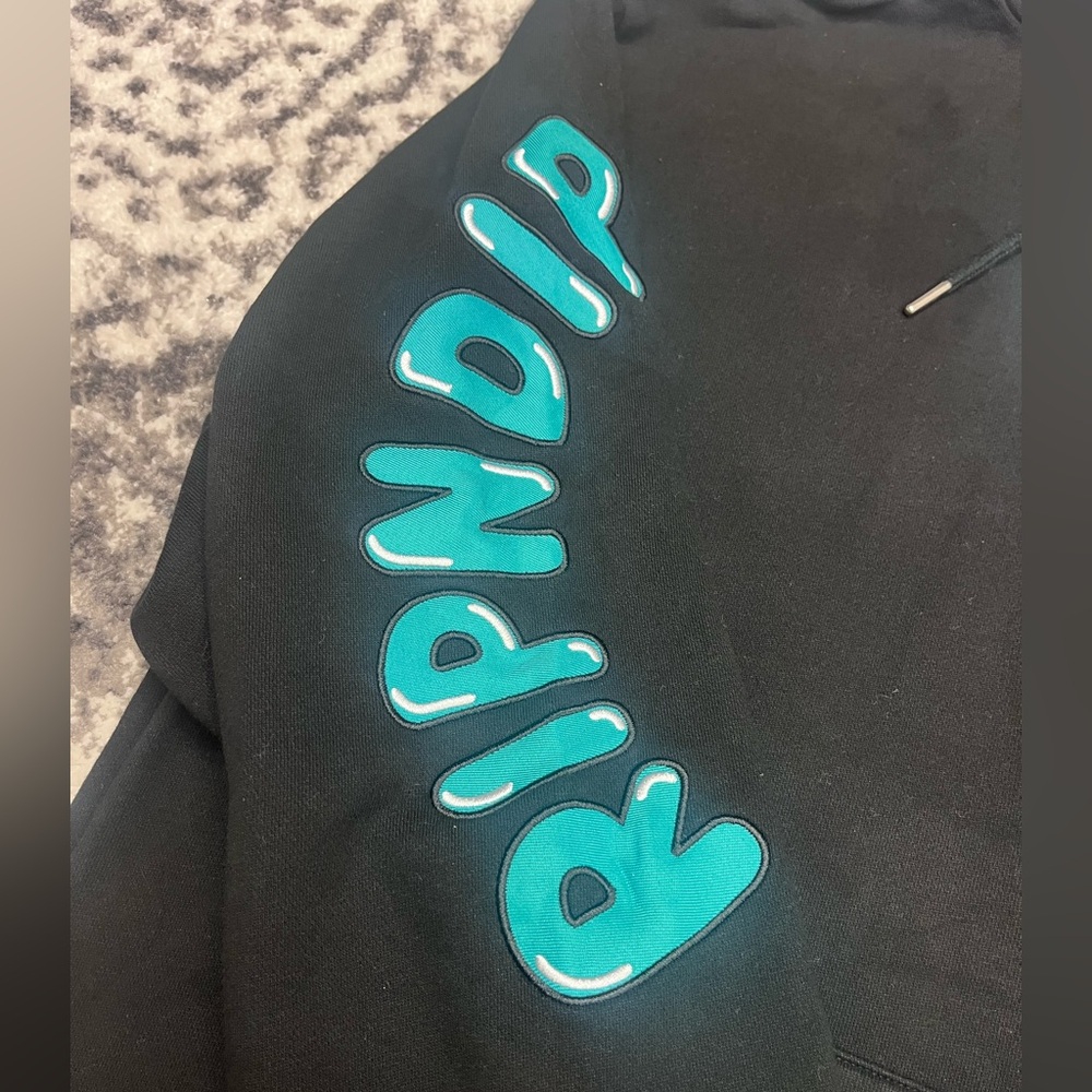 Ripndip Black Hoodie with colorful embroidery - Picture 2 of 5